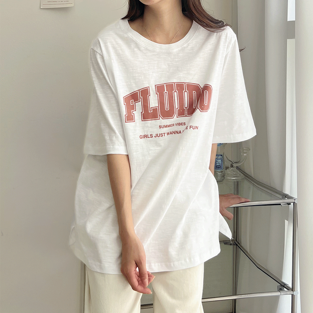 66-120사이즈 빅사이즈 여성 루즈핏 여름 캐주얼 프린팅 면 트임 나염 반팔 티셔츠